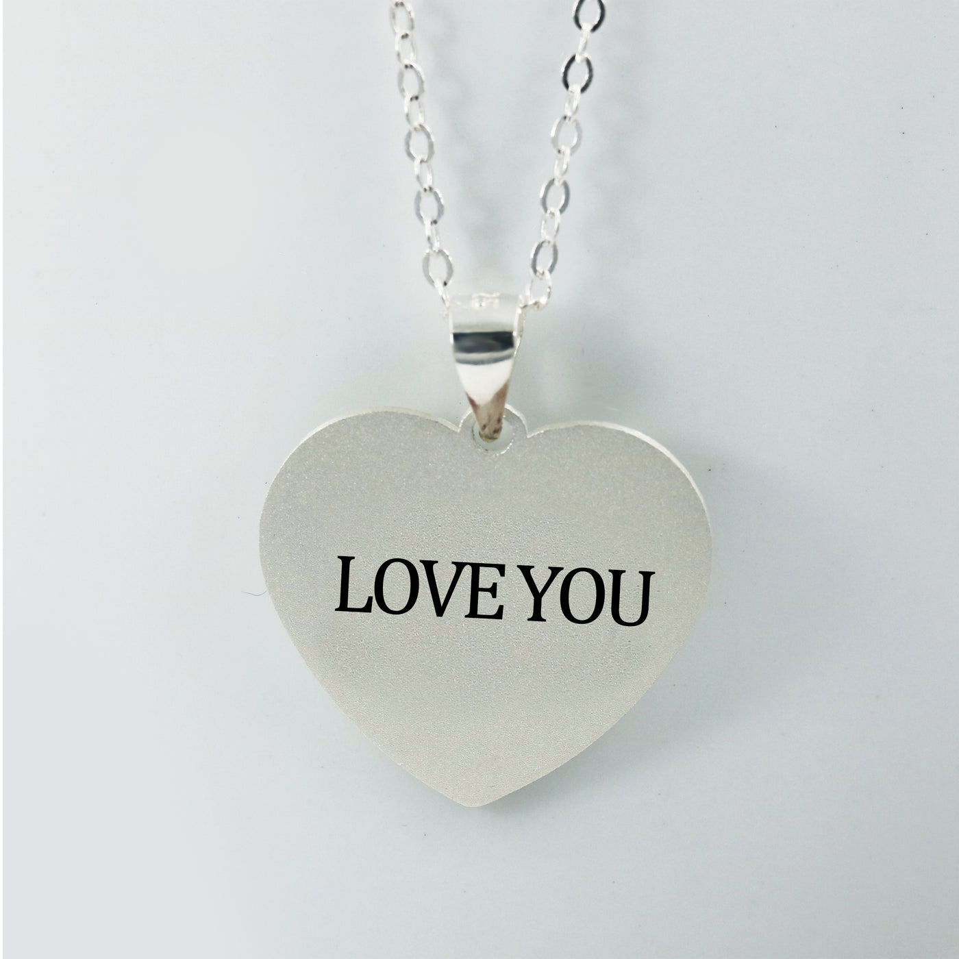 Custom Heart Frosting Necklace