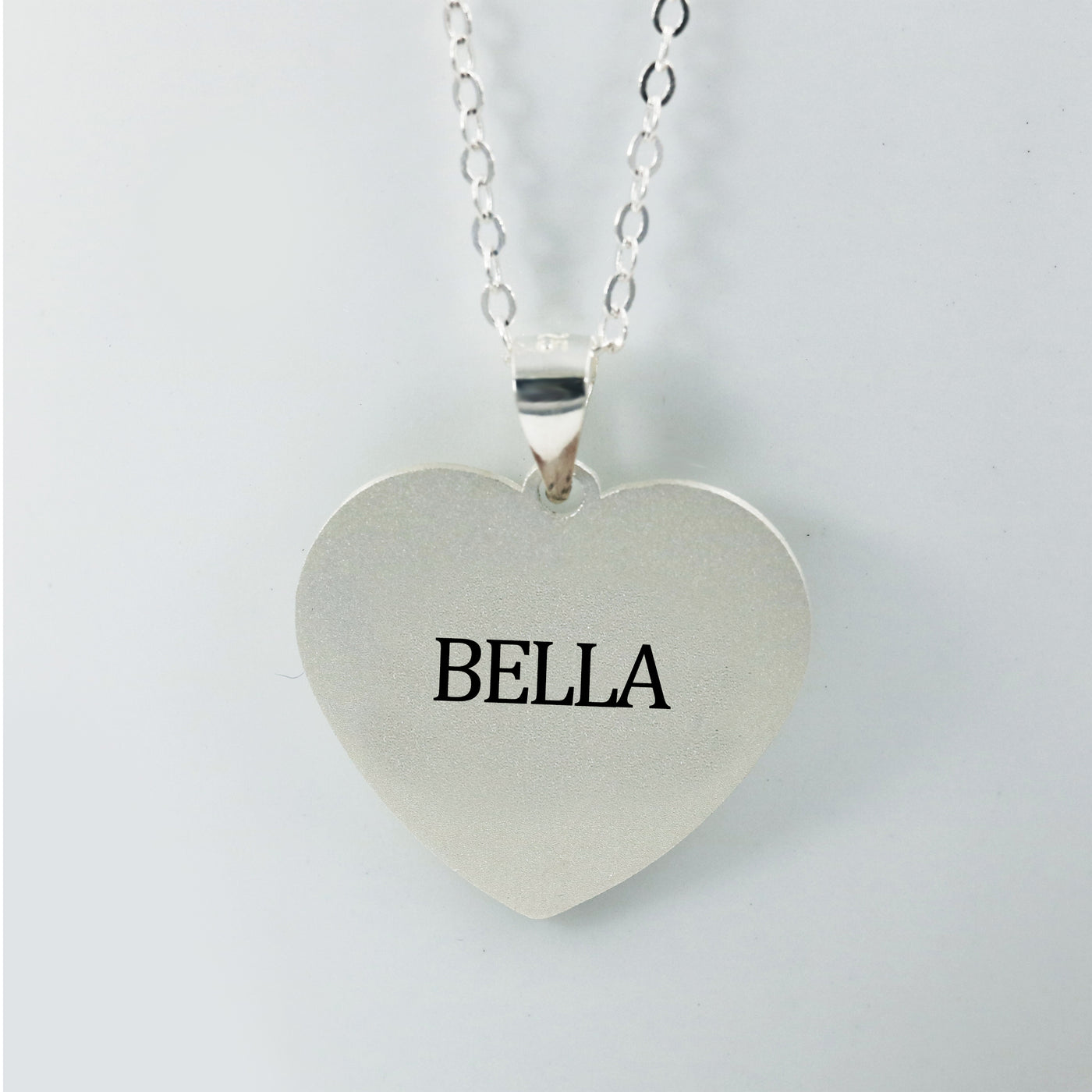 Custom Heart Frosting Necklace