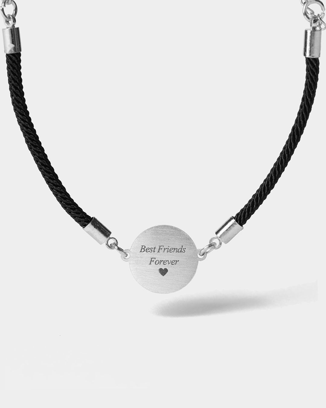 Custom Round Black Background Bracelet