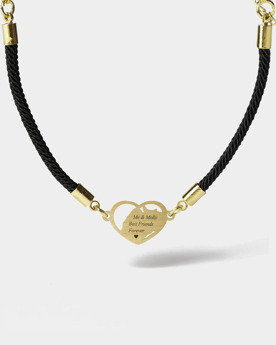 Custom Heart Hollow Bracelet