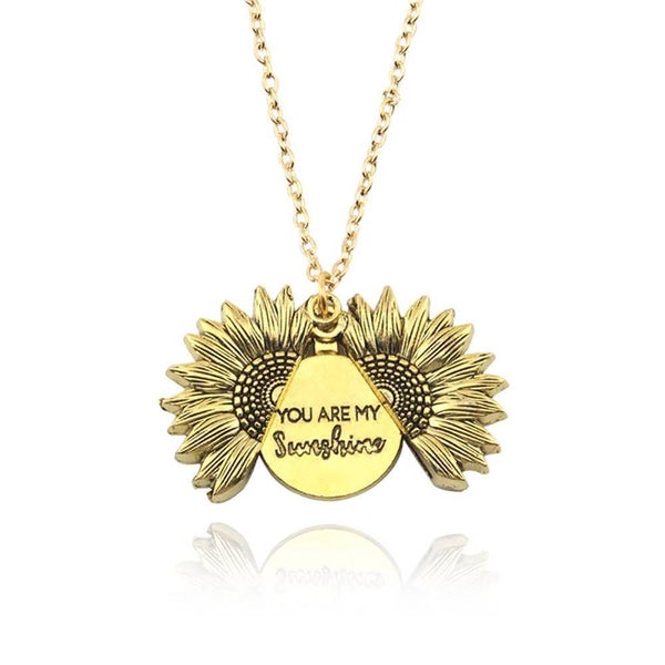 Sunflower Love - Custom Photo Necklace