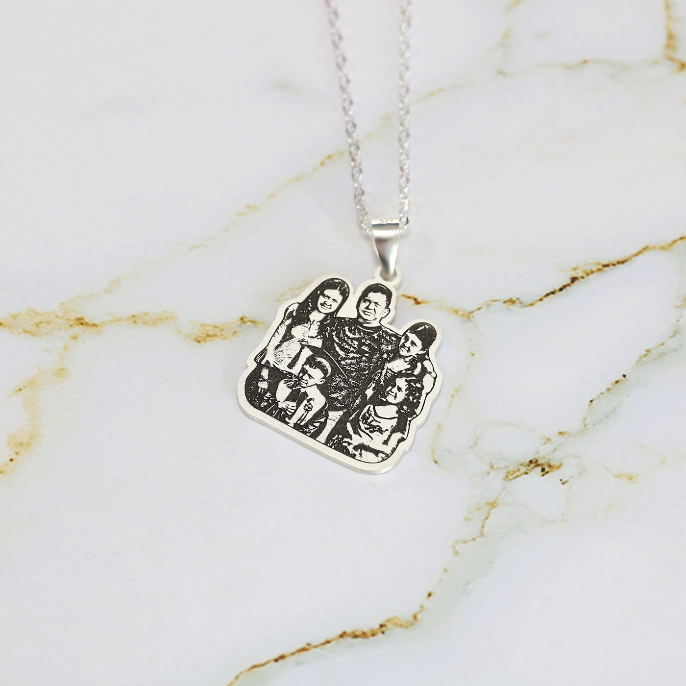 Custom Photo Frosting Necklace